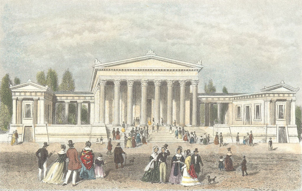 YORKS. Gt Thornton St Chapel, Hull E. DUGDALE 1835 old antique print picture